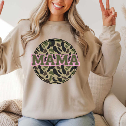 Camo Mama Sweatshirt — Women's Hunting & Outdoors Crewneck
