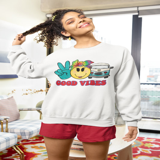 Good Vibes Crewneck Sweatshirt In House