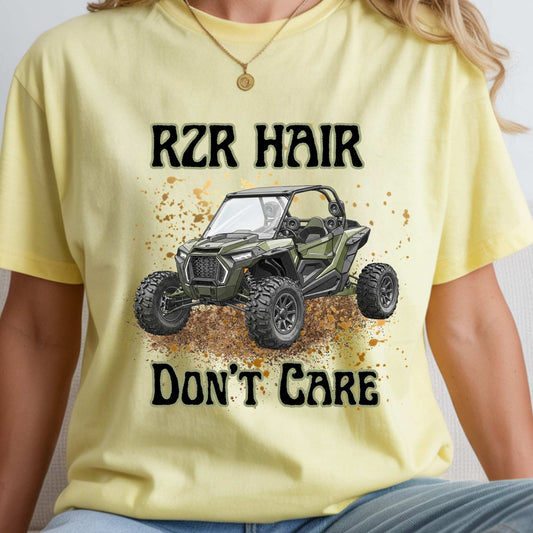 RZR Hair Don’t Care Off-Road T-Shirt | SxS Rider Shirt