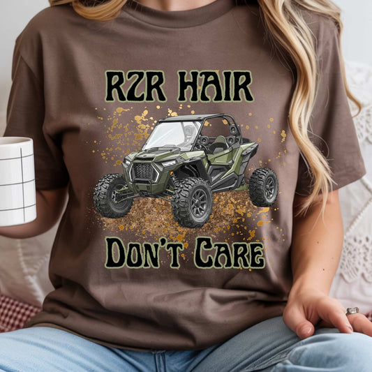 RZR Hair Don’t Care Off-Road T-Shirt | SxS Rider Shirt